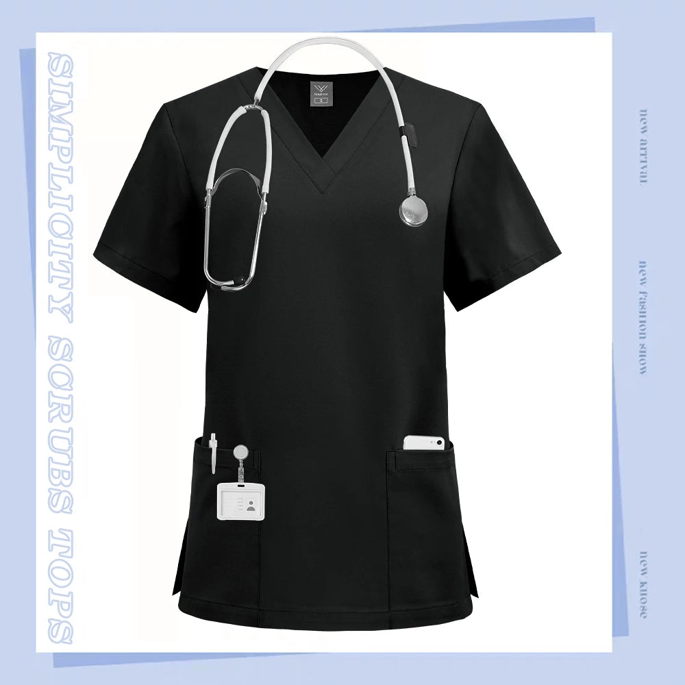 Professional Beauty Salon Scrub Top