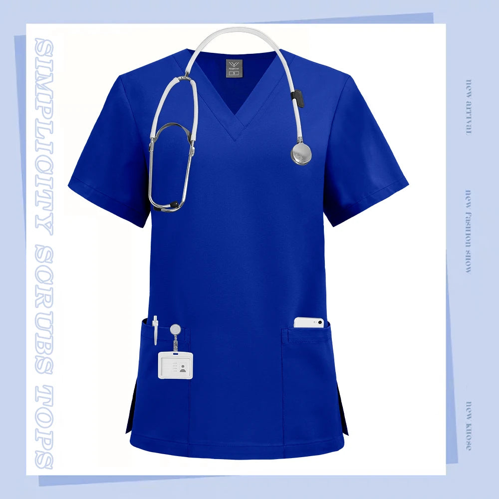 Professional Beauty Salon Scrub Top