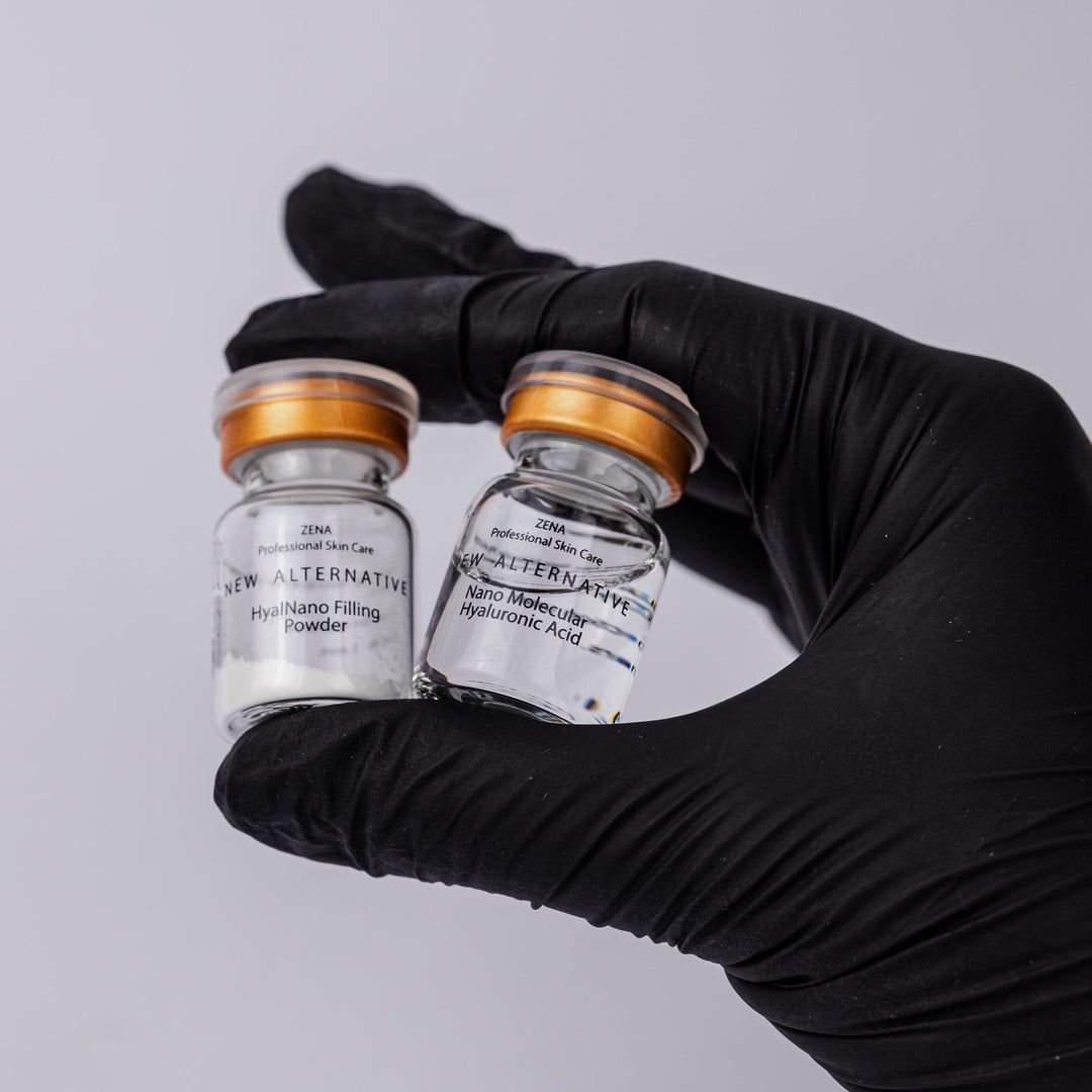 Zena Hyalnano Filling powder and hyaluronic acid vials