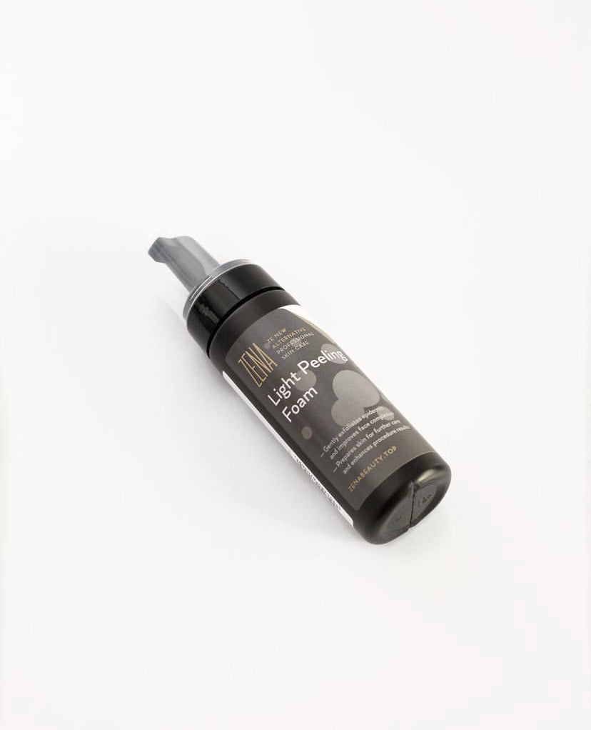 Zena Light Peeling Foam pump bottle