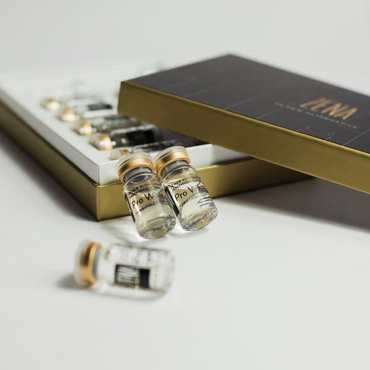 Zena Pro Whitening vials with their presentation box